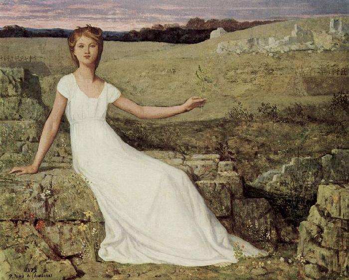 Pierre Puvis de Chavannes Die Hoffnung oil painting image